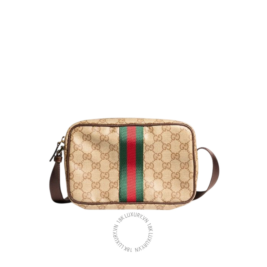 Túi Đeo Chéo Gucci GG mini bag with Web 876391 FAF9S 9646 GFD411