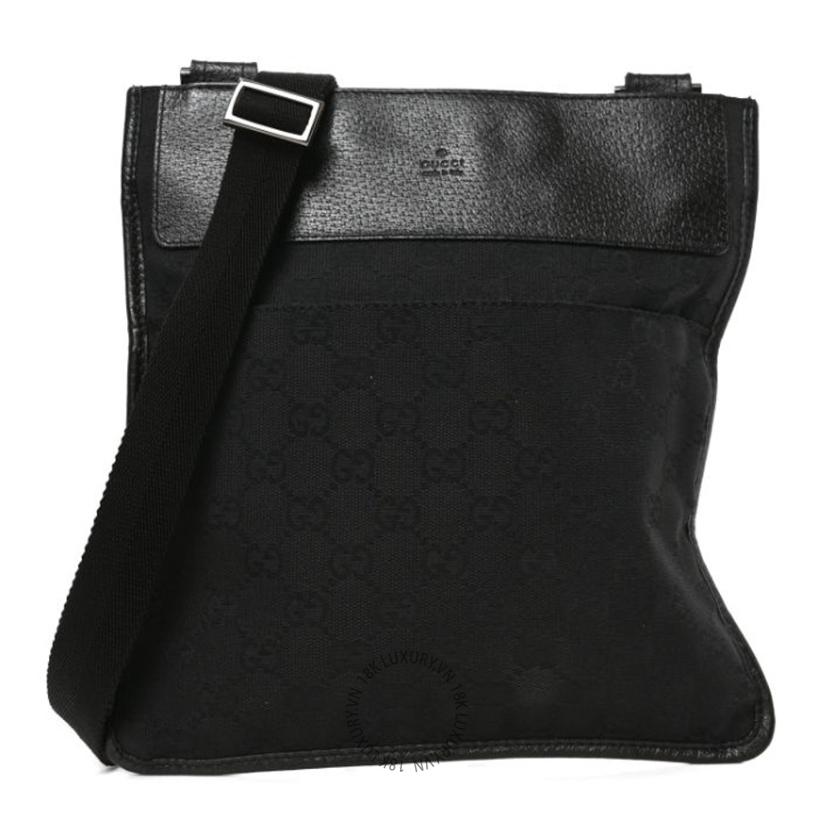 Túi Đeo Chéo Gucci GG Monogram Messenger Crossbody Bag Black GDCB345