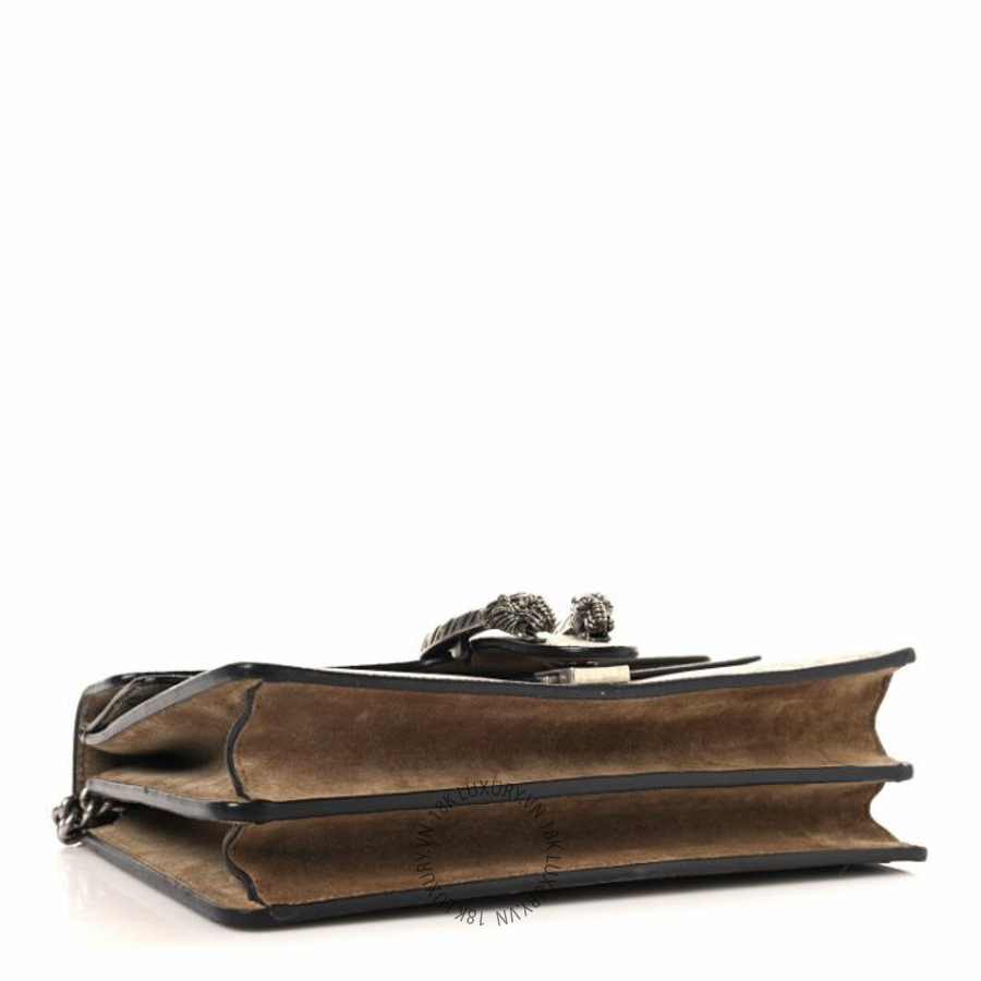Túi đeo chéo Gucci GG Supreme Monogram Small Dionysus Shoulder Bag Taupe NFPG585 8 Túi đeo chéo Gucci GG Supreme Monogram Small Dionysus Shoulder Bag Taupe NFPG585