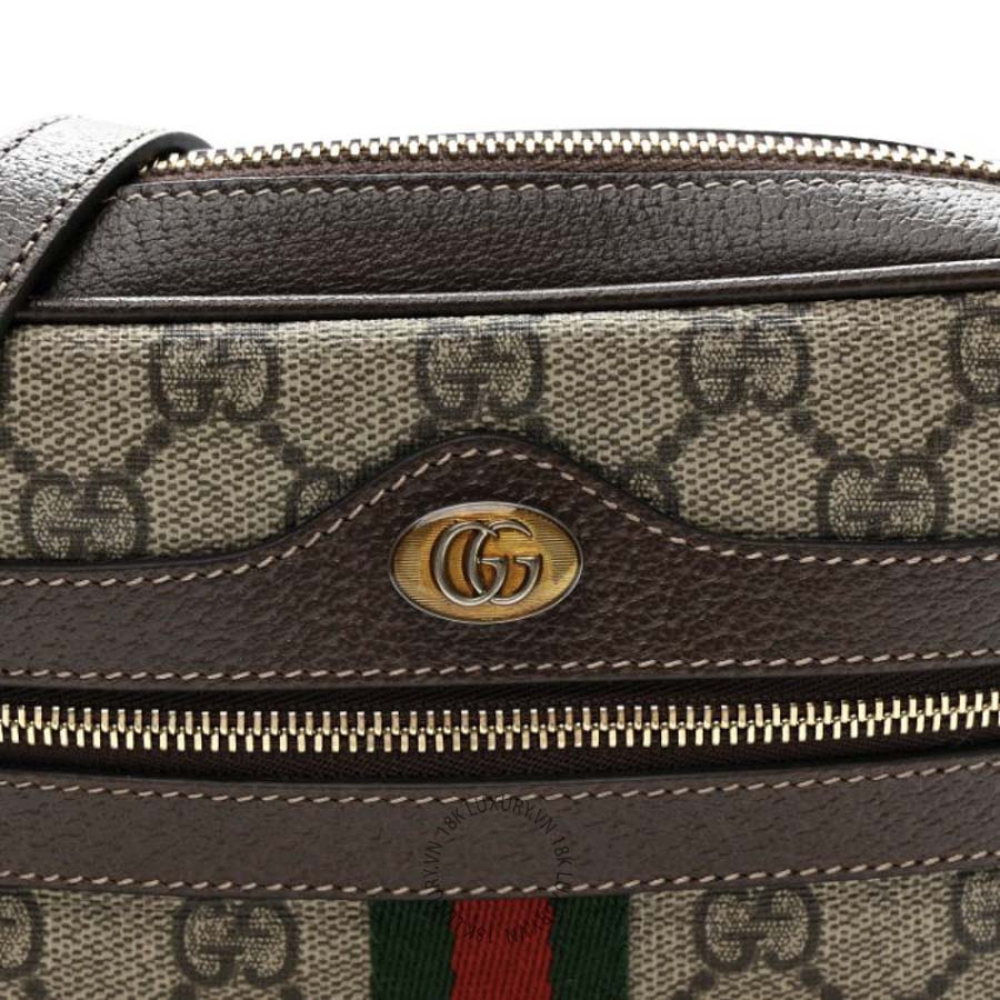Túi Đeo Chéo Gucci GG Supreme Monogram Web Mini Ophidia Shoulder Bag Brown GDCB529 18 Túi Đeo Chéo Gucci GG Supreme Monogram Web Mini Ophidia Shoulder Bag Brown GDCB529