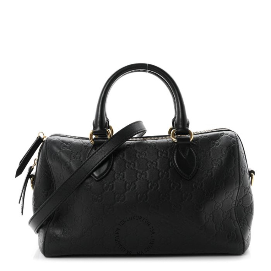 Túi Đeo Chéo Gucci Guccissima Signature Boston Black GDCB149