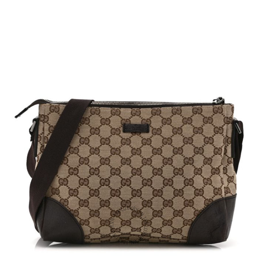 Túi Đeo Chéo Gucci Monogram Joy Messenger Bag Dark Brown GDCB422