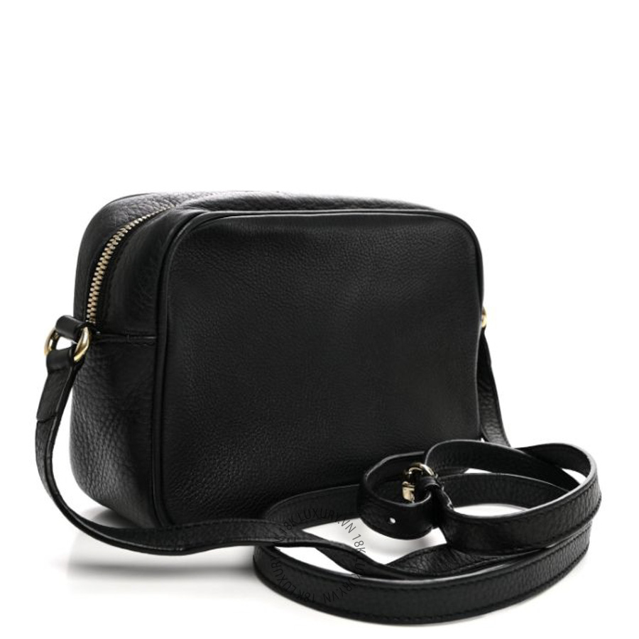Túi Đeo Chéo Gucci Pebbled Calfskin Small Soho Disco Bag Black GDCB360