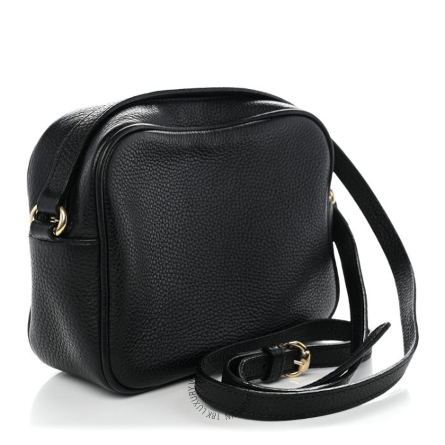 Túi Đeo Chéo Gucci Pebbled Calfskin Small Soho Disco Bag Black GDCB648
