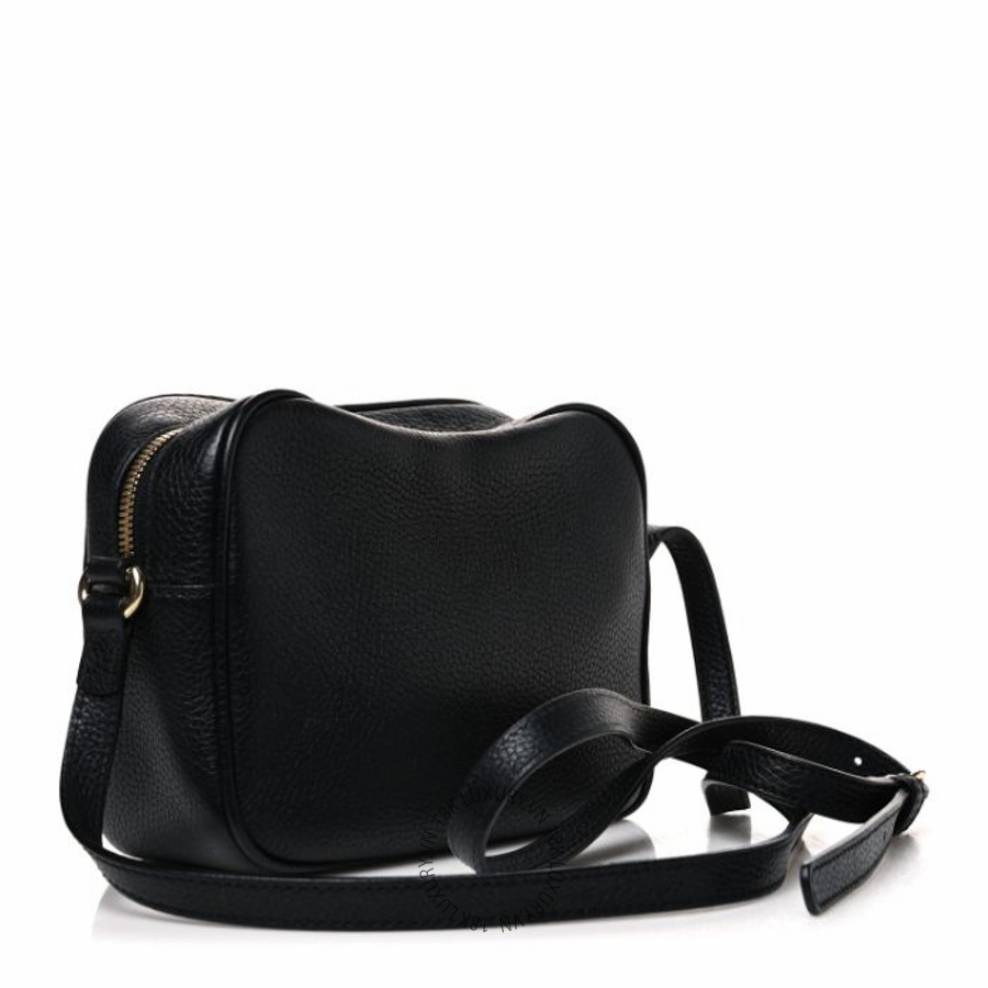 Túi đeo chéo Gucci Pebbled Calfskin Small Soho Disco Bag Black NFPG302