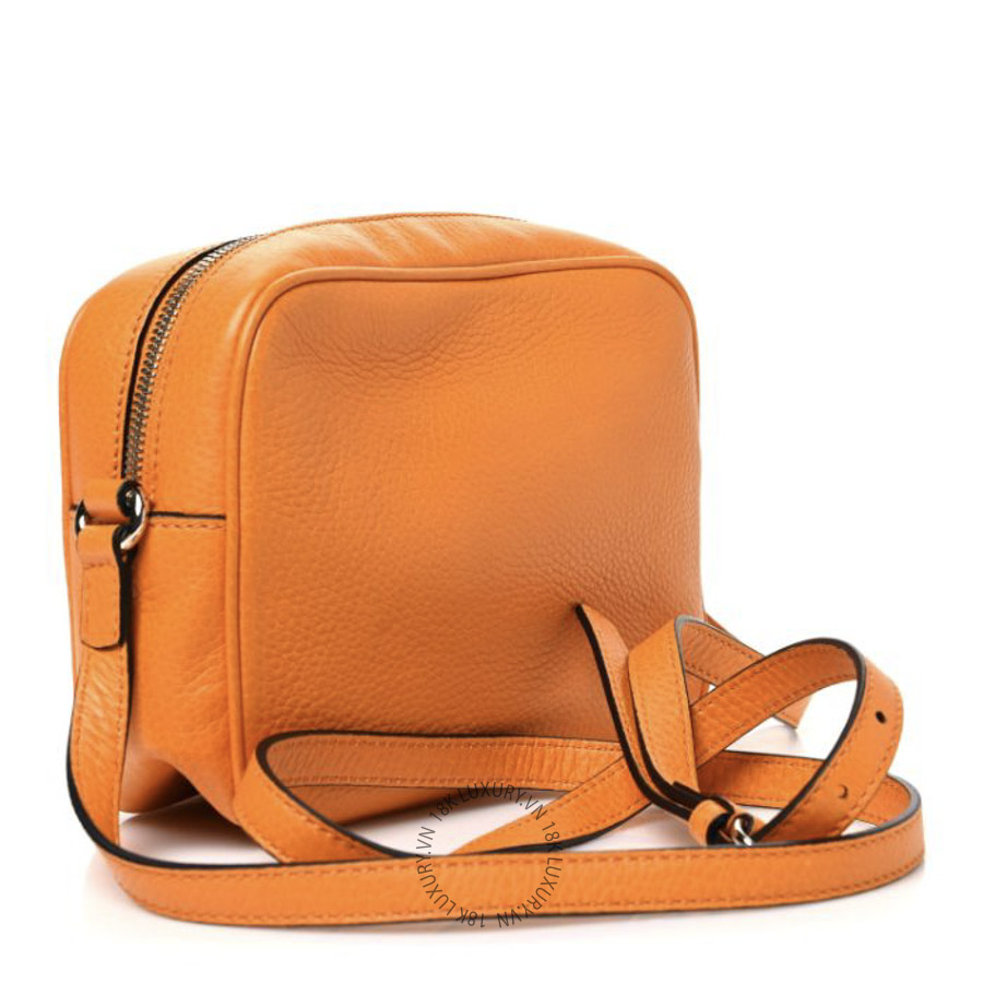 Túi Đeo Chéo Gucci Pebbled Calfskin Small Soho Disco Bag Curcuma GDCB497