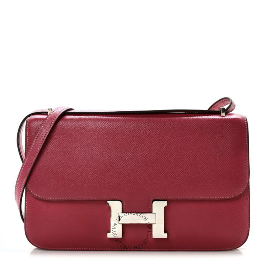 Túi Đeo Chéo Hermes Epsom Constance Elan 25 Rose Tyrien TMH299