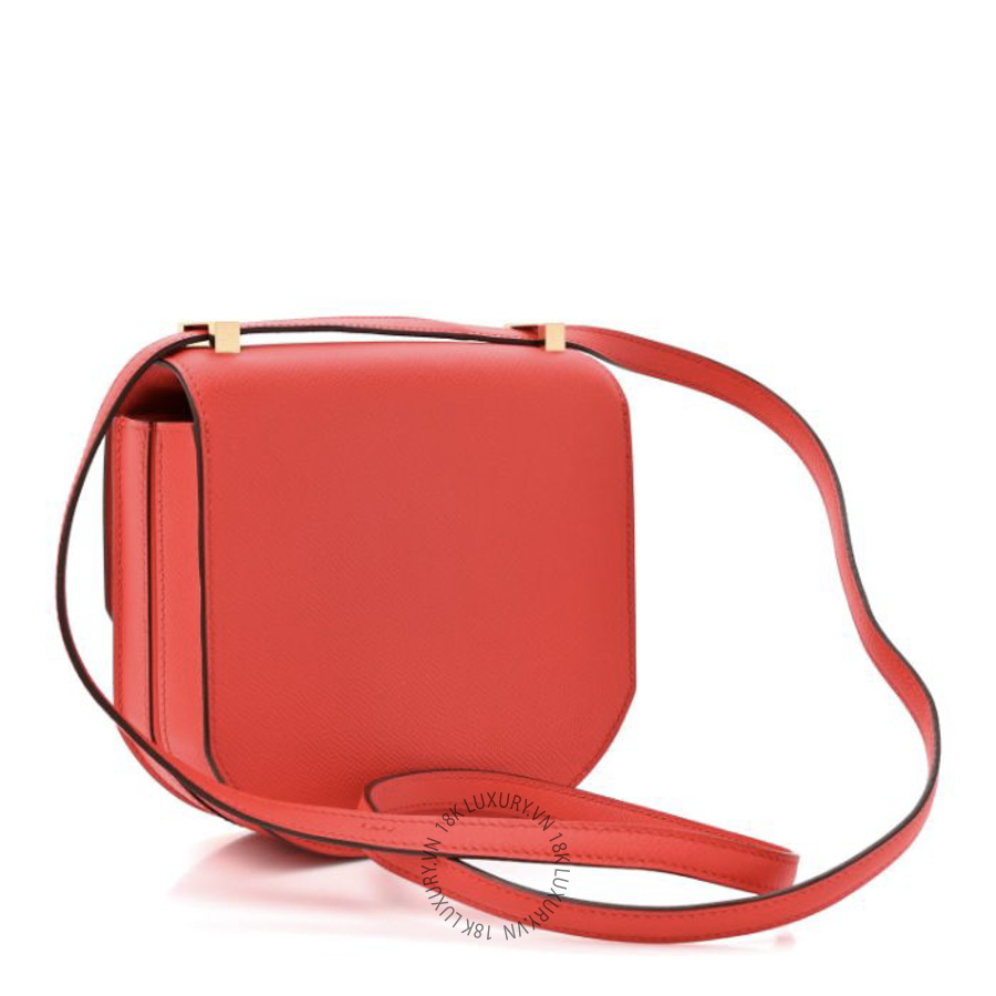 Túi Đeo Chéo Hermes Epsom Mosaique Au 24-17 Rouge De Coeur TMH204