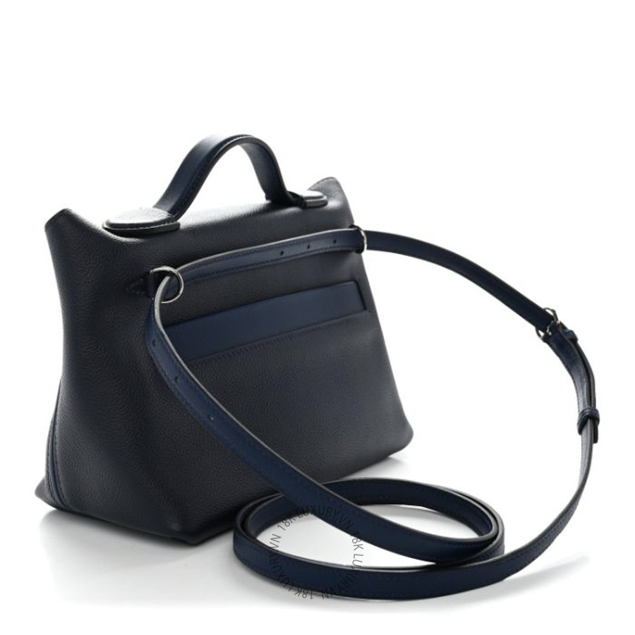 Túi đeo chéo Hermes Evercolor Swift 24/24 21 Bleu Nuit Bleu Navy FPTH407