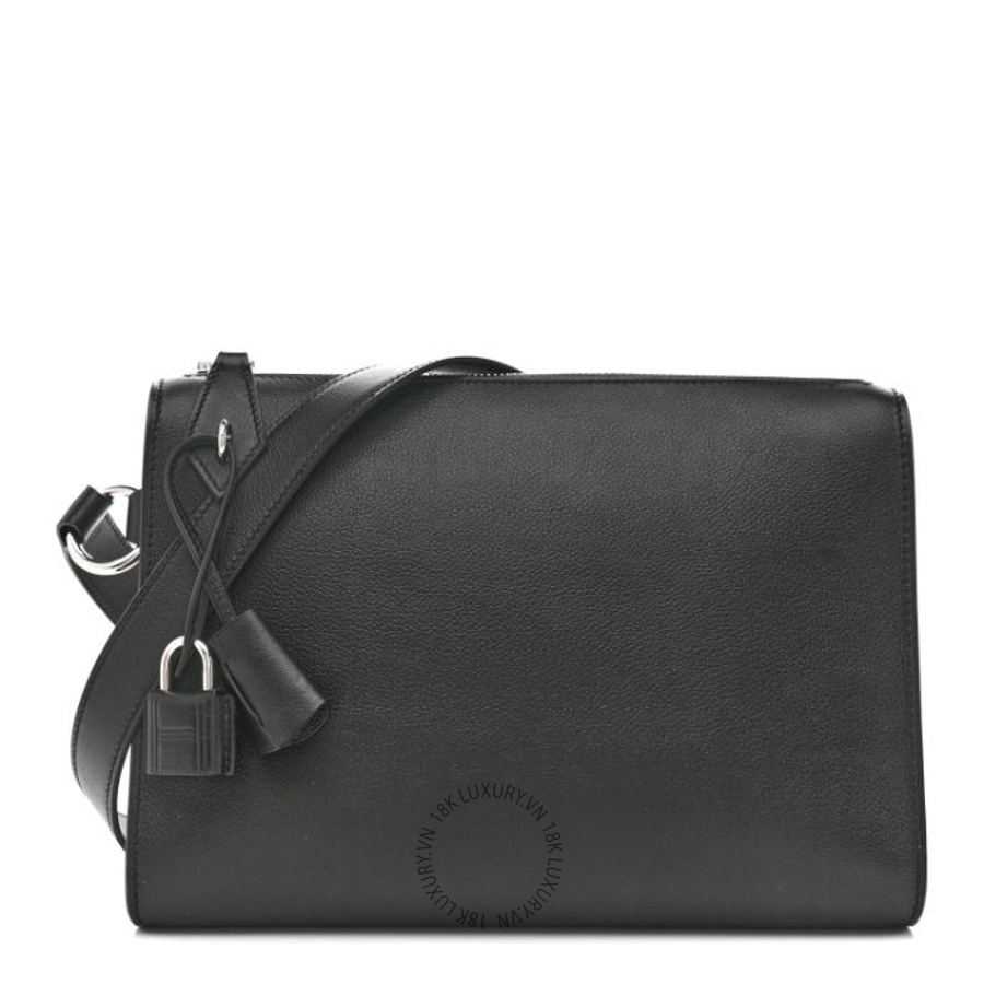 Túi Đeo Chéo Hermes Evergrain Bolittle Pouch Black TMH214