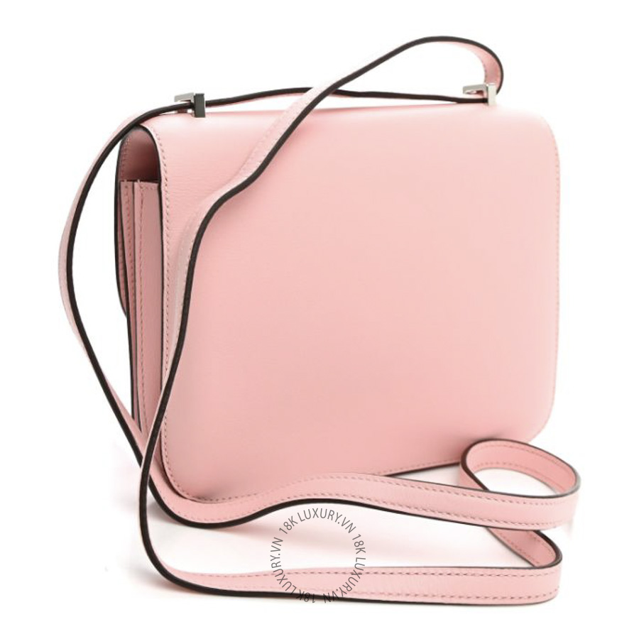 Túi Đeo Chéo Hermes Swift Constance 18 Rose Sakura TMH275