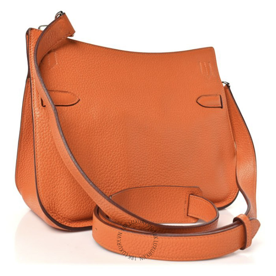 Túi Đeo Chéo Hermes Taurillon Clemence Jypsiere 28 Orange TMH022