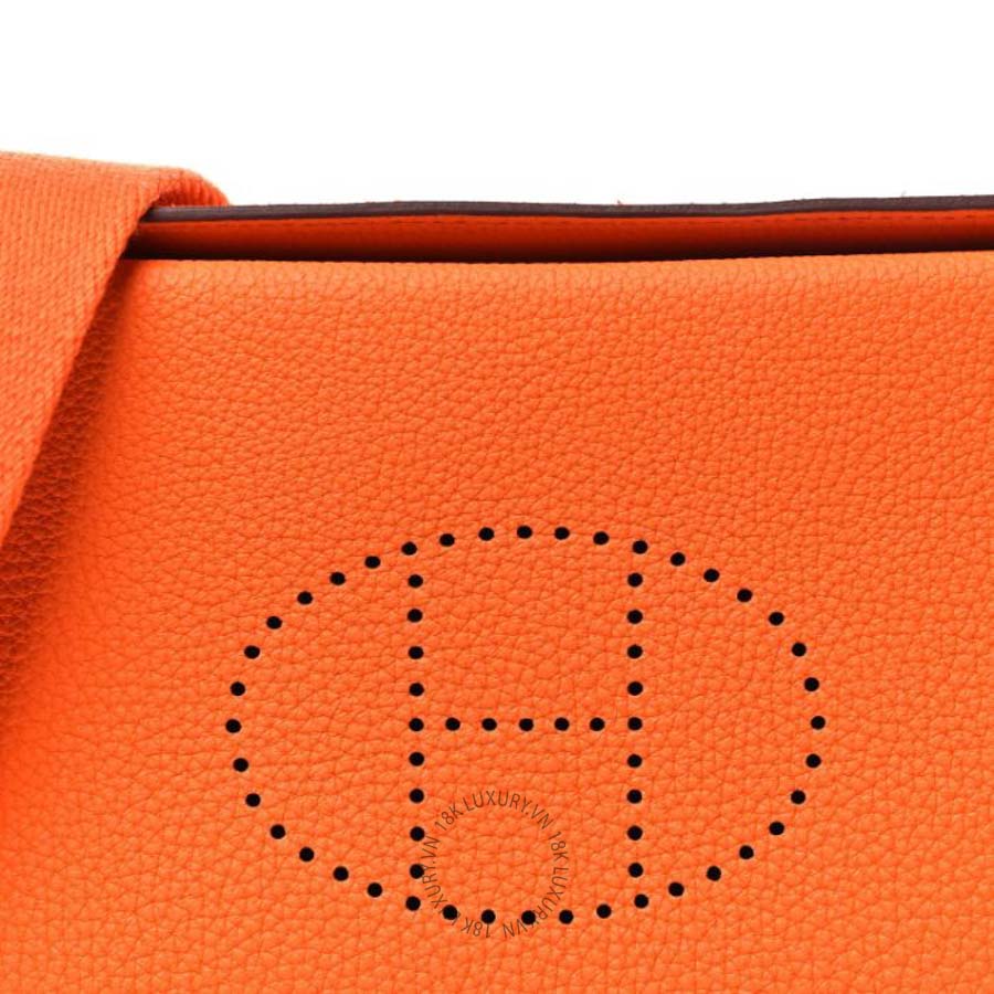 Túi đeo chéo Hermes Togo Videpoches Orange HMT091 11 Túi đeo chéo Hermes Togo Videpoches Orange HMT091