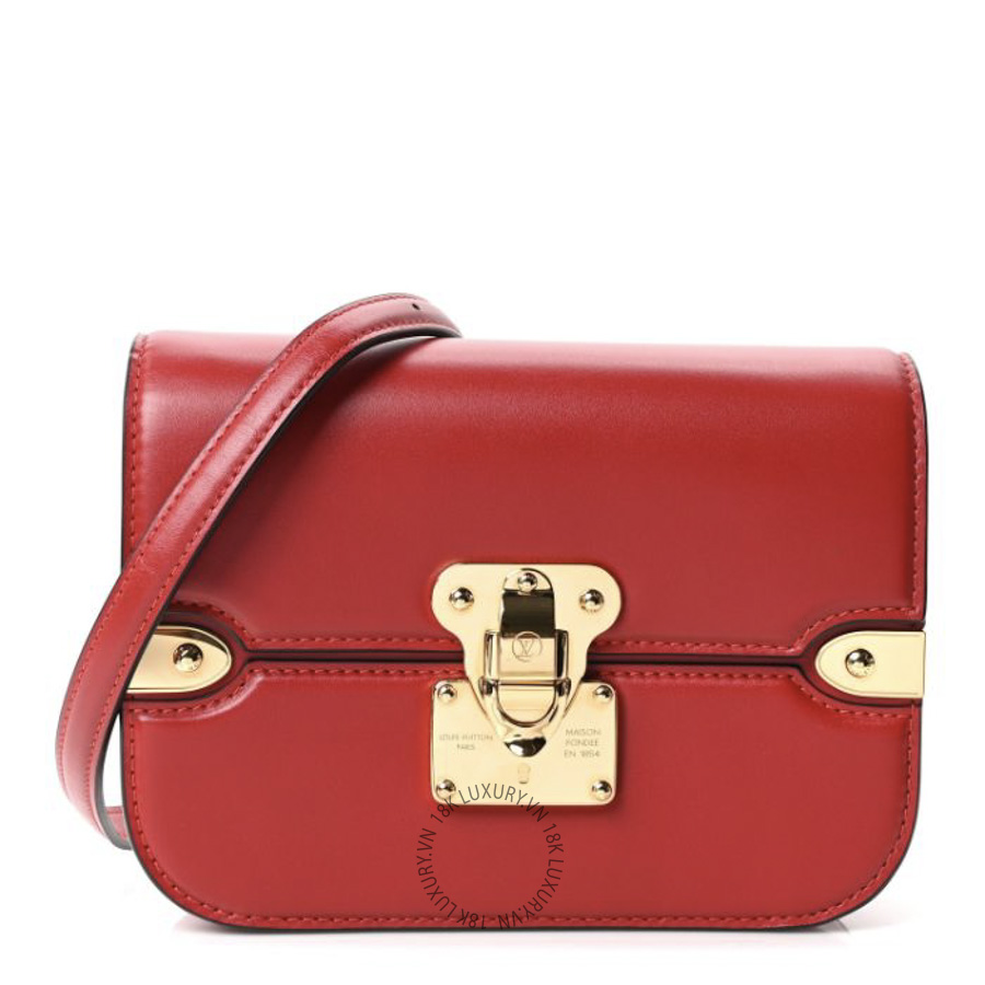 Túi Đeo Chéo Louis Vuitton Calfskin Orsay MM Rouge NSBD301