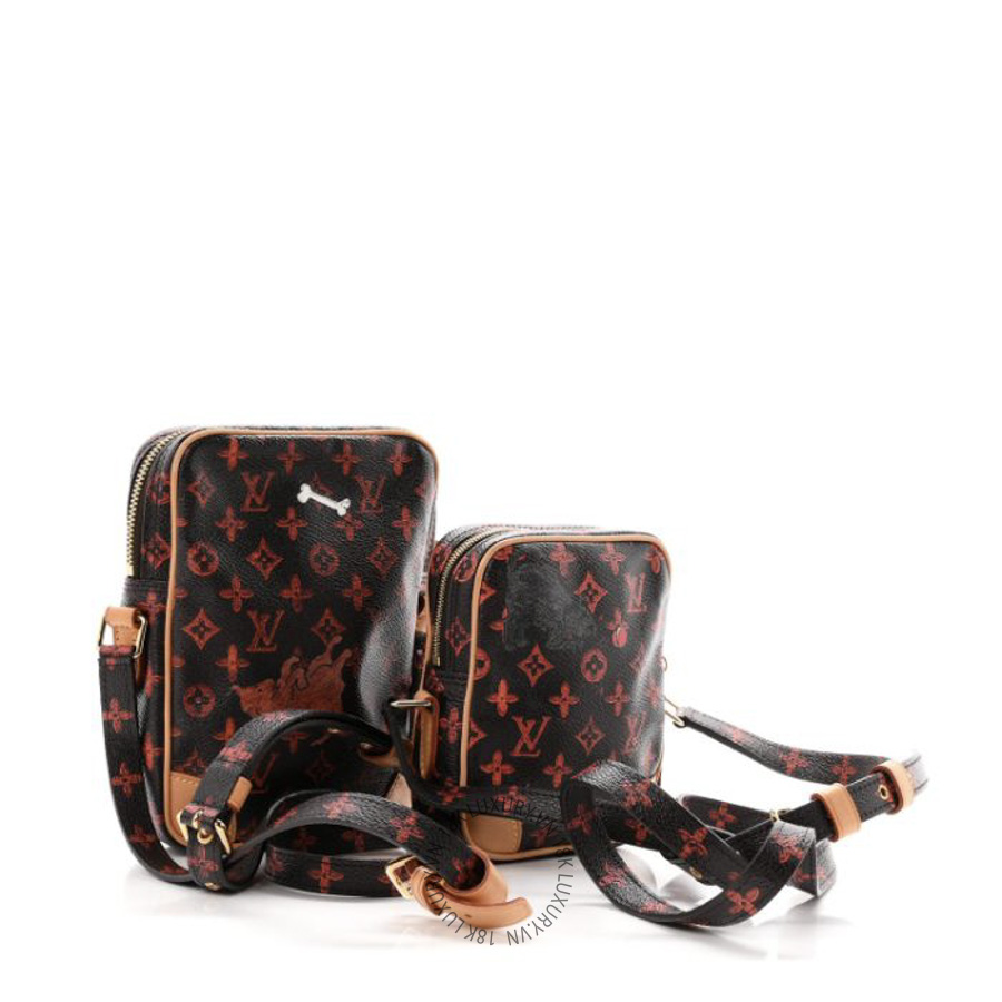 Túi Đeo Chéo Louis Vuitton Catogram Paname Set Marron MNGR805