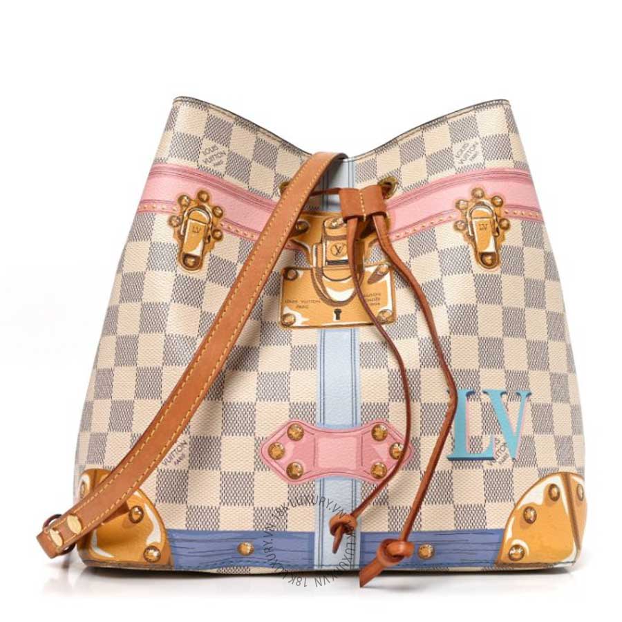 Túi đeo chéo Louis Vuitton Damier Azur Summer Trunks Neonoe QWE858
