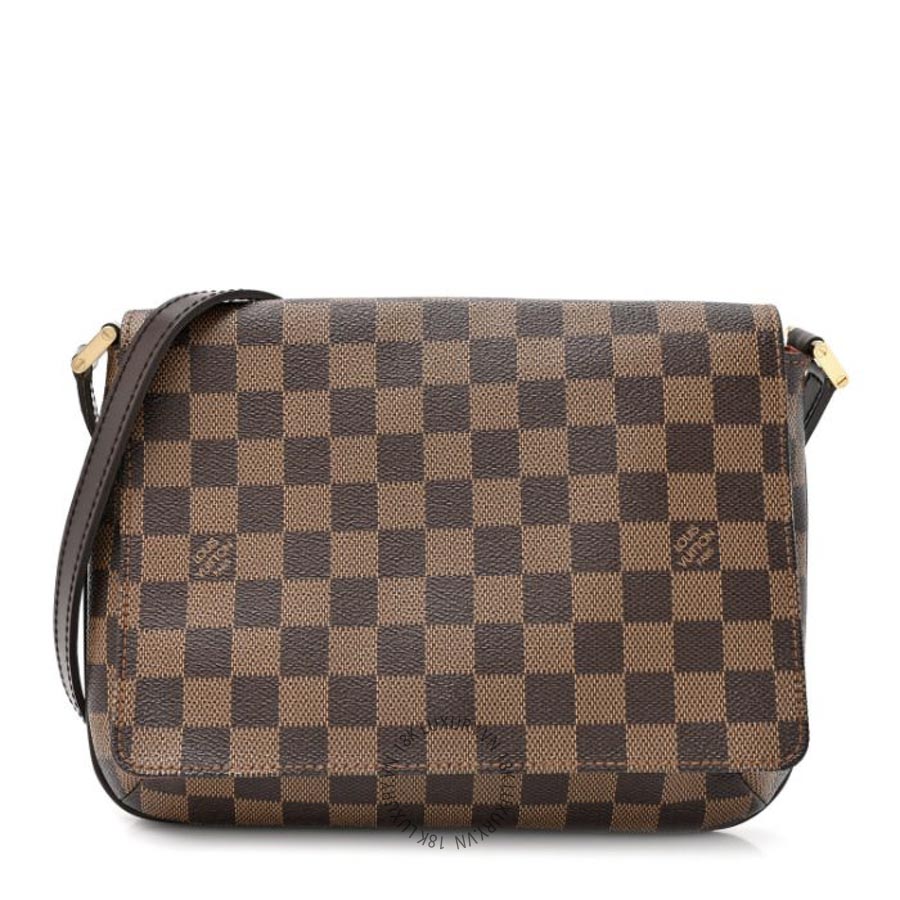 Túi Đeo Chéo Louis Vuitton Damier Ebene Musette Tango Long Strap NSBD622