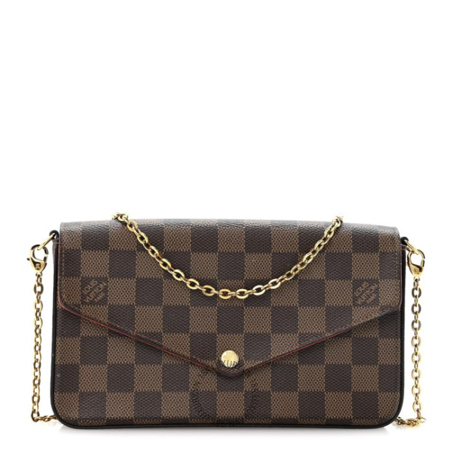 Túi Đeo Chéo Louis Vuitton Damier Ebene Pochette Felicie Chain Wallet NSBD236