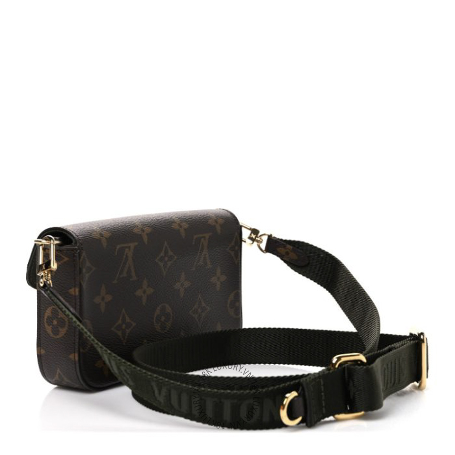 Túi Đeo Chéo Louis Vuitton Monogram Felicie Strap & Go Kaki MNGR852