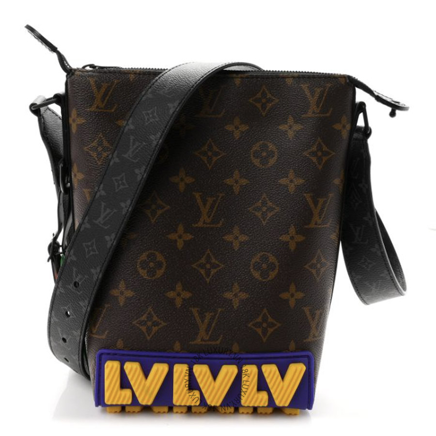 Túi Đeo Chéo Louis Vuitton Monogram LV Rubber Cruiser Messenger Multicolor NSBD555