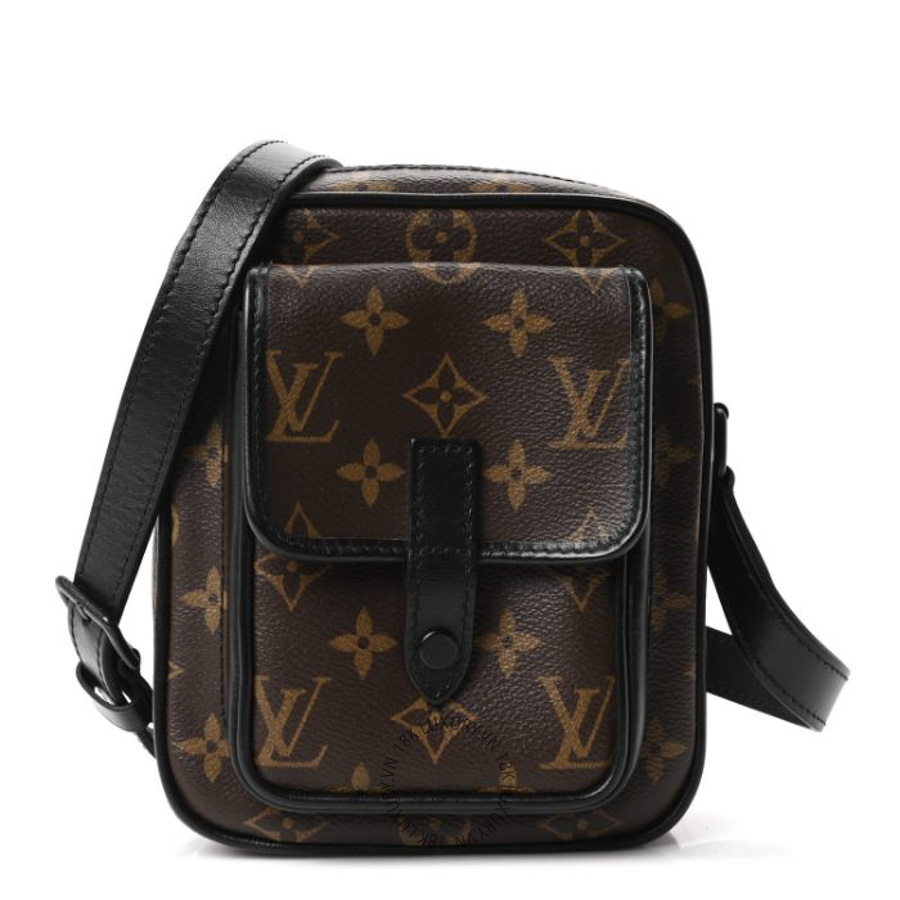 Túi Đeo Chéo Louis Vuitton Monogram Macassar Christopher Wearable Wallet MNGR715
