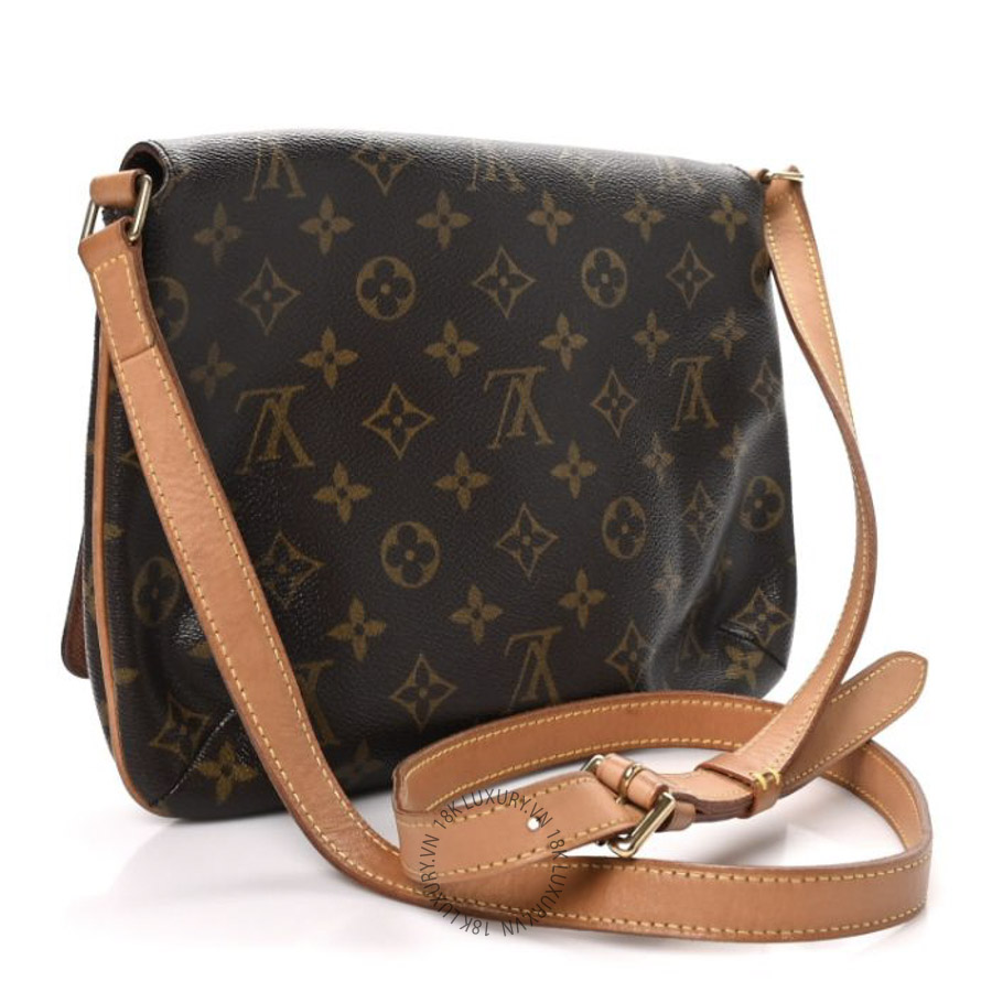 Túi Đeo Chéo Louis Vuitton Monogram Musette Tango Long Strap MNGR547