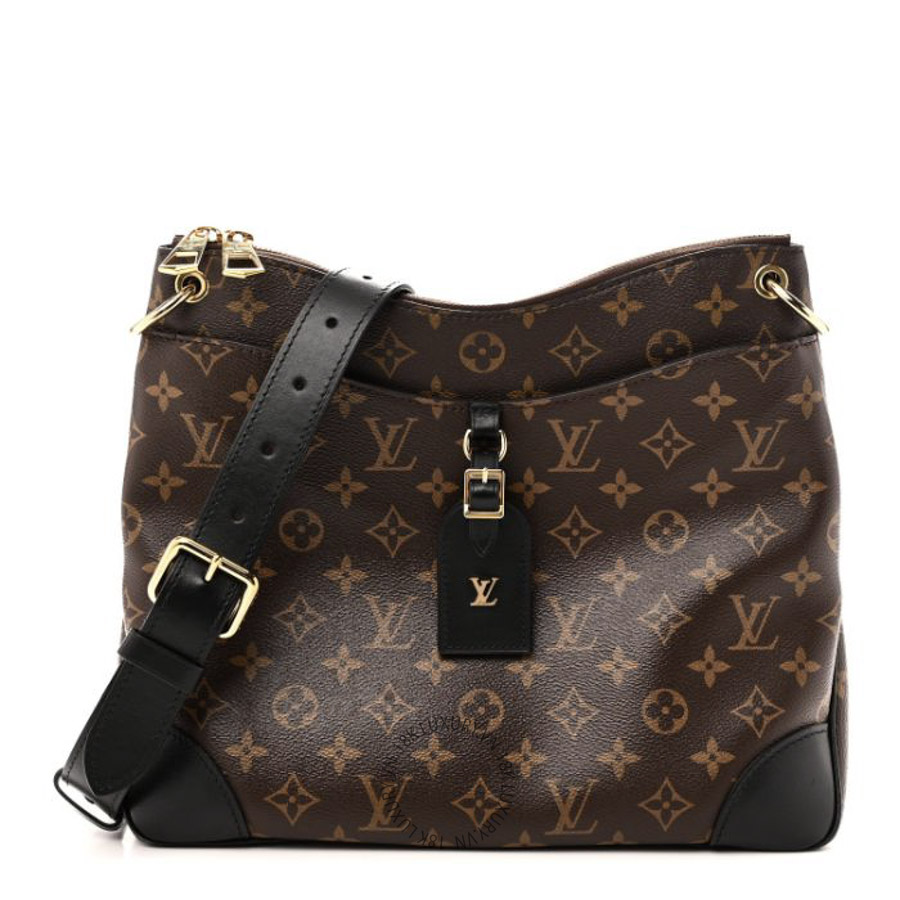 Túi Đeo Chéo Louis Vuitton Monogram Odeon MM Black MNGR408
