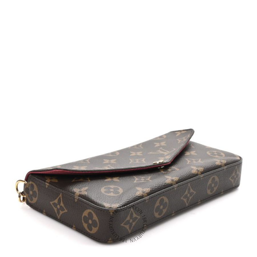 Túi Đeo Chéo Louis Vuitton Monogram Pochette Felicie Chain Wallet Fuchsia NSBD251 21 Túi Đeo Chéo Louis Vuitton Monogram Pochette Felicie Chain Wallet Fuchsia NSBD251