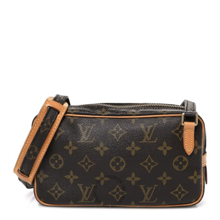 Túi Đeo Chéo Louis Vuitton Monogram Pochette Marly Bandouliere NSBD323