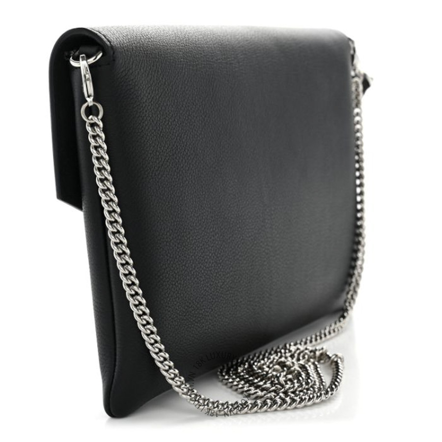 Túi Đeo Chéo Louis Vuitton Soft Calfskin My Lockme Chain Pochette Black NSBD266