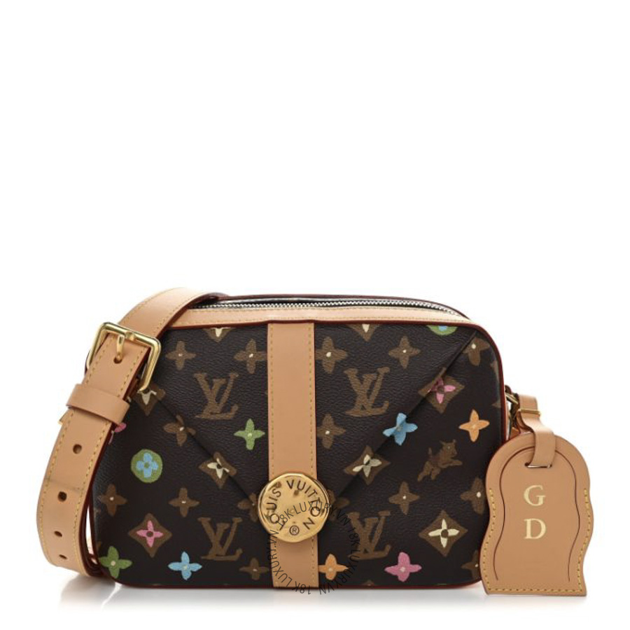 Túi Đeo Chéo Louis Vuitton X TYLER THE CREATOR Monogram Craggy Envelope Messenger Chocolate NSBD771