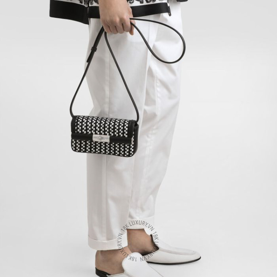 Túi đeo chéo mini Dolce Gabbana Marlene crossbody minibag with weave BP3415A9N7989697 NTDL064