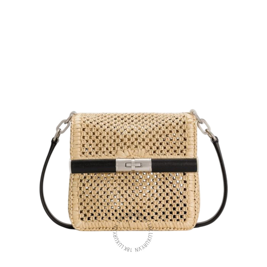 Túi đeo chéo mini Dolce Gabbana Woven raffia bag BM2445A9O838L797 NTDL080