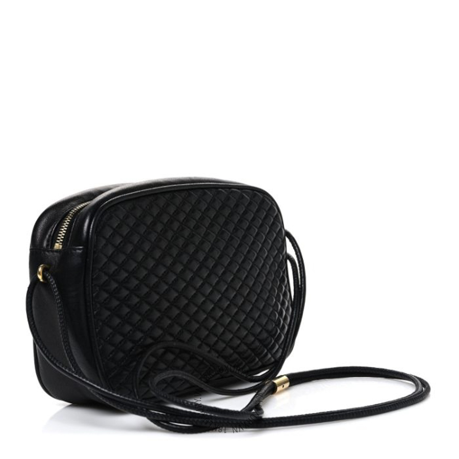 Túi Đeo Chéo Yves Saint Laurent Lambskin Quilted Victoire Camera Bag Black ZZN373