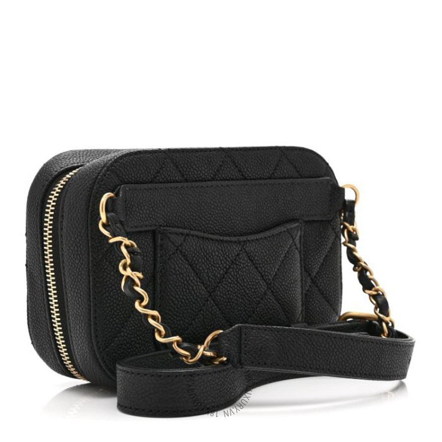 Túi Đeo Hông Chanel Caviar Waist Bag Black CVB1150