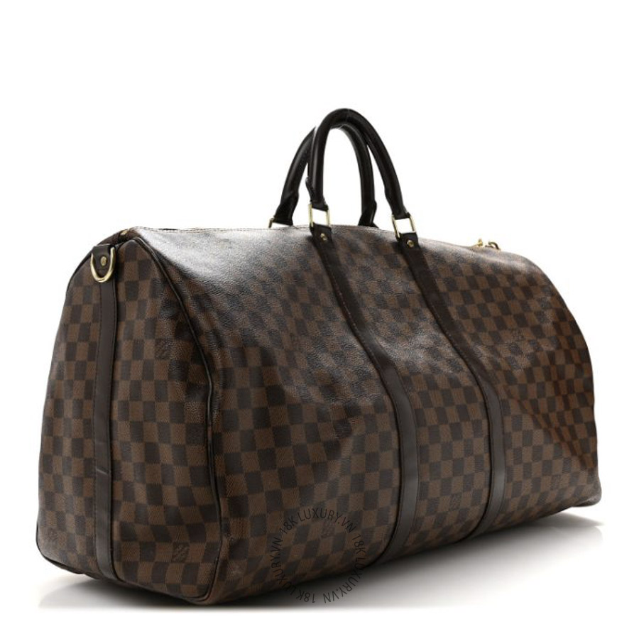 Túi Du Lịch Louis Vuitton Damier Ebene Keepall Bandouliere 55 NSBD858