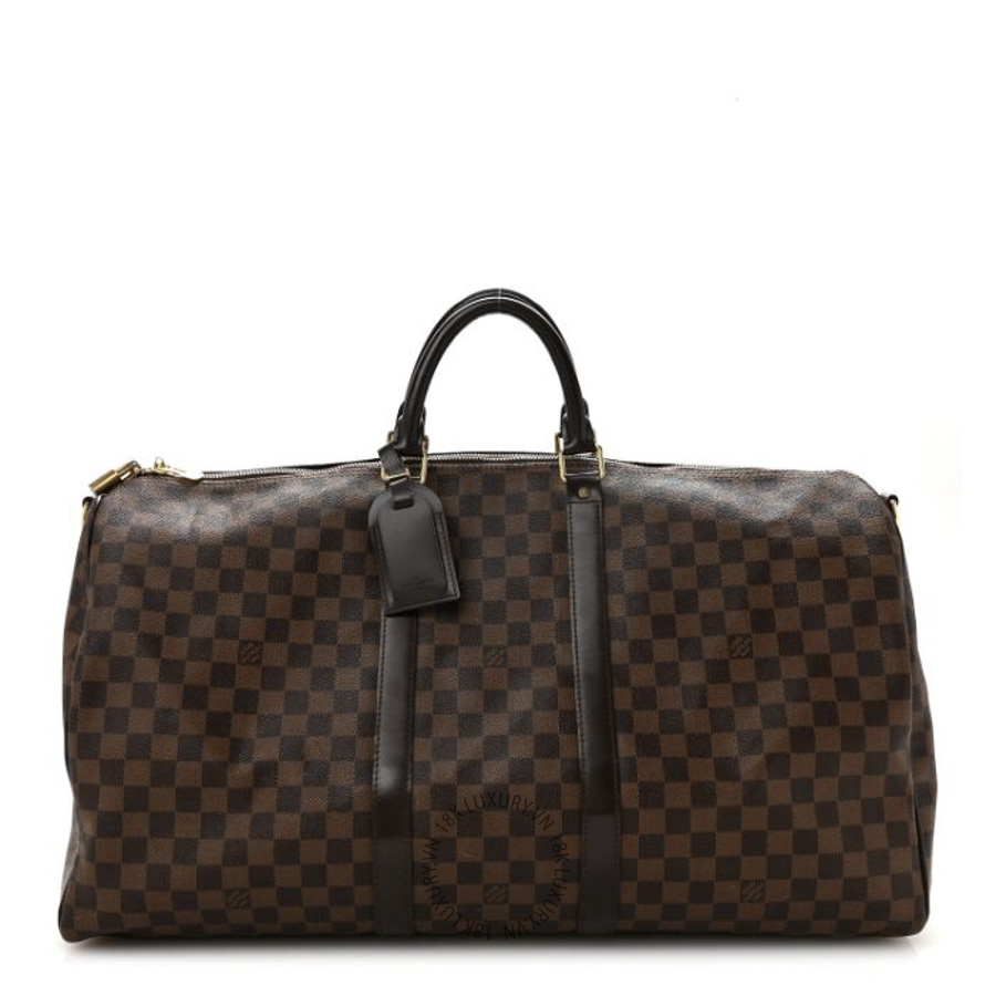 Túi Du Lịch Louis Vuitton Damier Ebene Keepall Bandouliere 55 NSBD858
