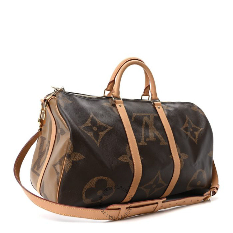 Túi Du Lịch Louis Vuitton Reverse Monogram Giant Keepall Bandouliere 50 NSBD664