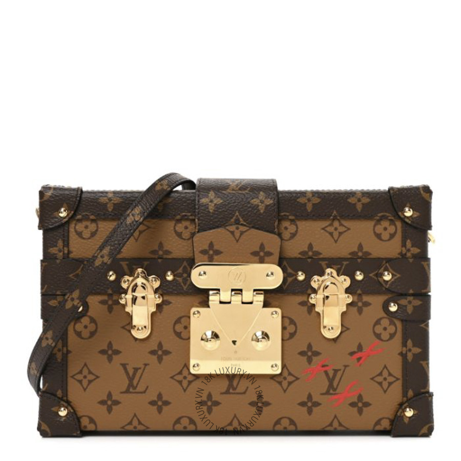 Túi Hộp Đeo Chéo Louis Vuitton Reverse Monogram Petite Malle MNGR850