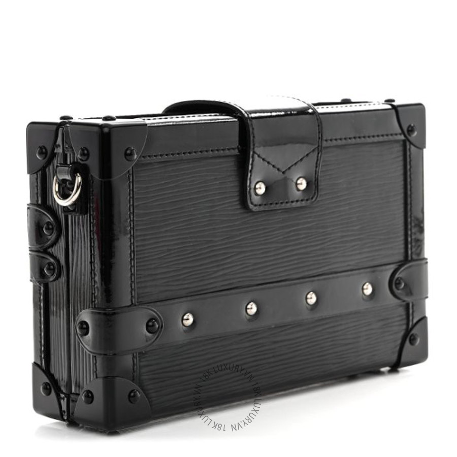 Túi Hộp Louis Vuitton Epi Petite Malle Black QWE1338