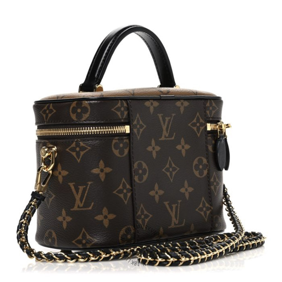 Túi Hộp Louis Vuitton Reverse Monogram Vanity Chain Pouch NSBD866