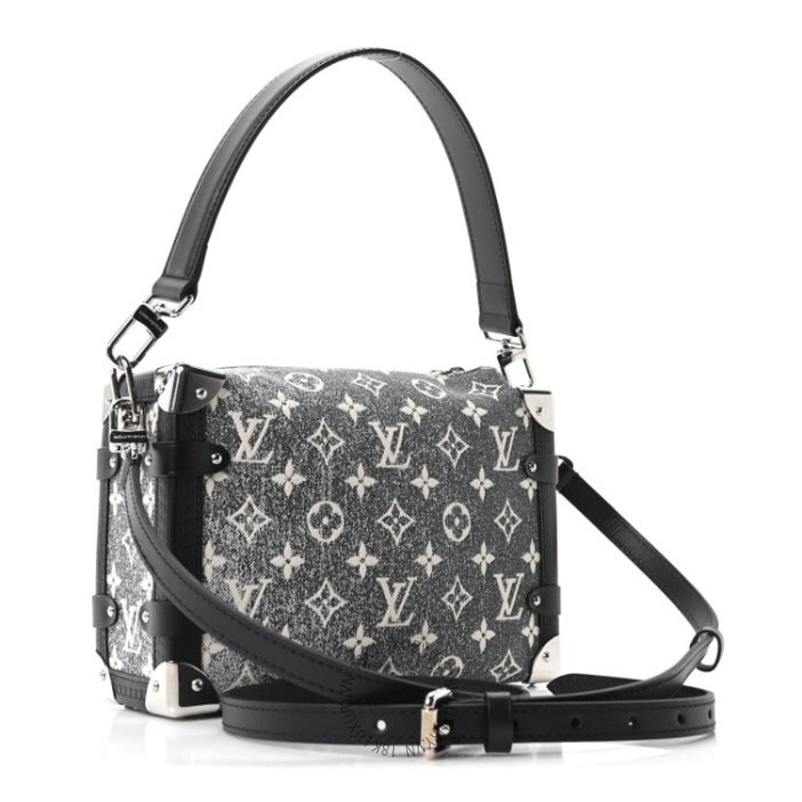 Túi hộp LV Monogram Jacquard Denim Side Trunk Grey FPNG1014