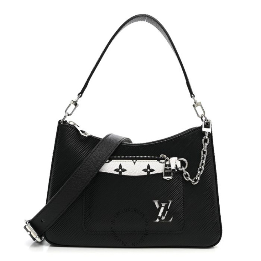 Túi kẹp nách Louis Vuitton Epi Marelle Black QWE1182