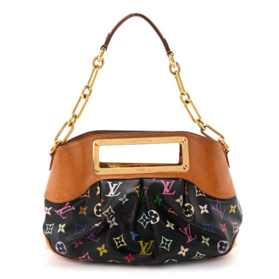 Túi Kẹp Nách LV Monogram Multicolor Judy PM Black QWE1825