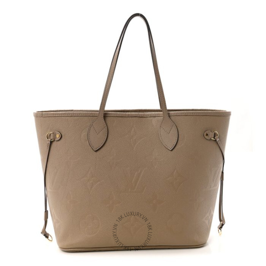 Túi Tote Louis Vuitton Empreinte Monogram Giant Neverfull MM Tourterelle QWE1296