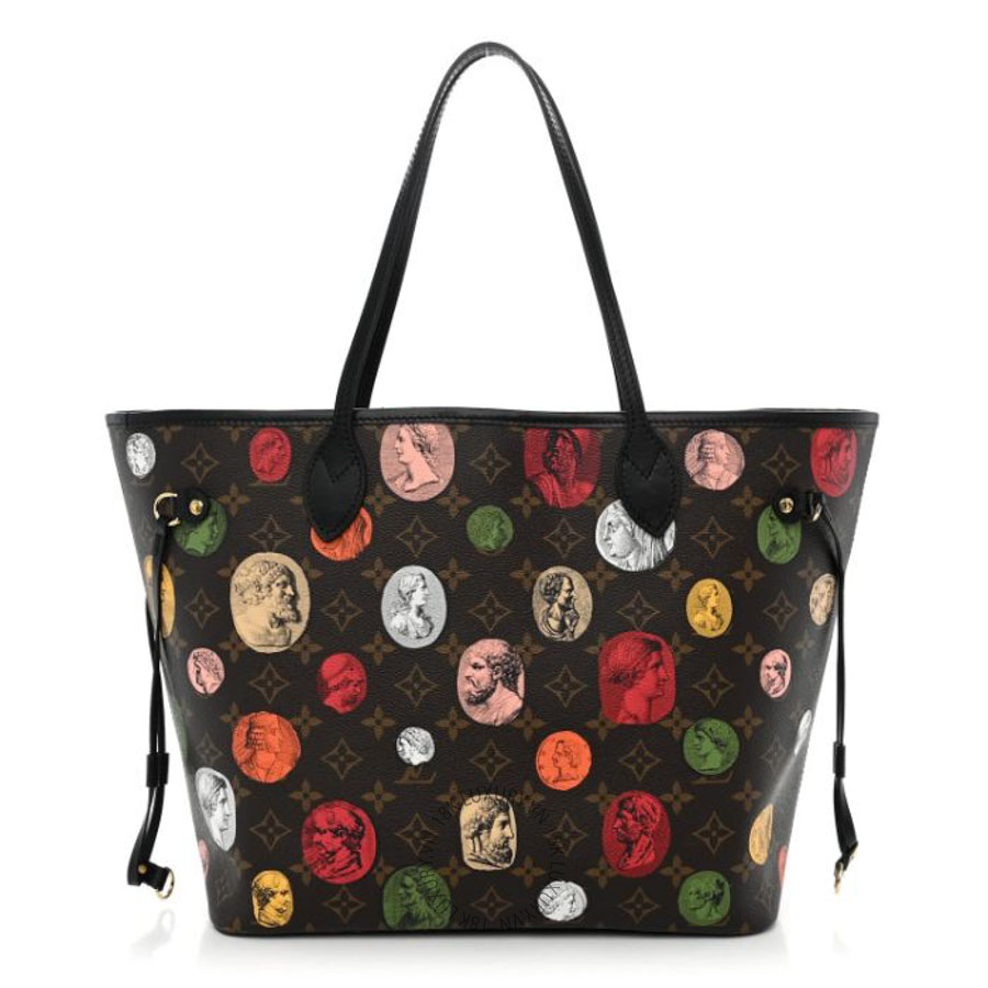 Túi Tote Louis Vuitton X Fornasetti Monogram Cameo Neverfull MM QWE1290