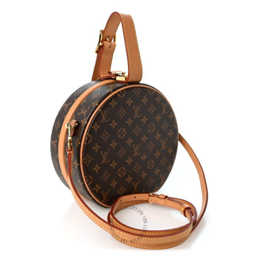 Túi tròn LV Monogram Petite Boite Chapeau QWE1097
