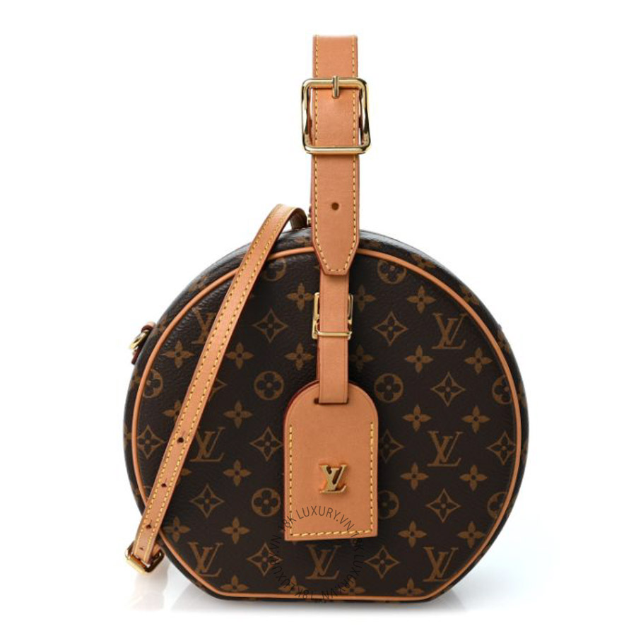 Túi tròn LV Monogram Petite Boite Chapeau QWE1097