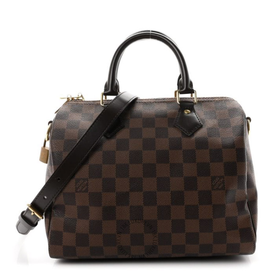 Túi Trống Đeo Chéo Louis Vuitton Damier Ebene Speedy Bandouliere 25 MNGR227