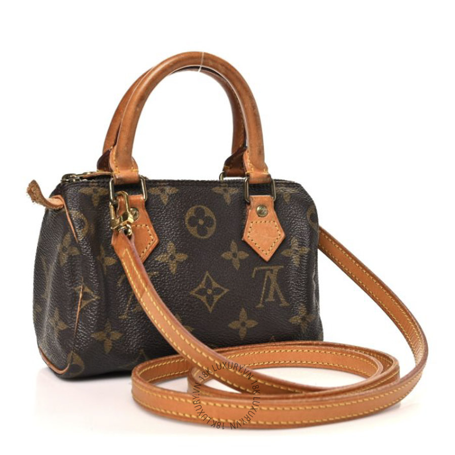 Túi Trống Đeo Chéo Louis Vuitton Monogram Mini Sac HL Speedy MNGR352